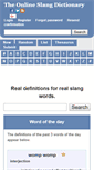 Mobile Screenshot of onlineslangdictionary.com